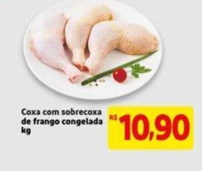 Coxa Sobrecoxa De Frango Congelada Kg Oferta Na Extra Supermercado