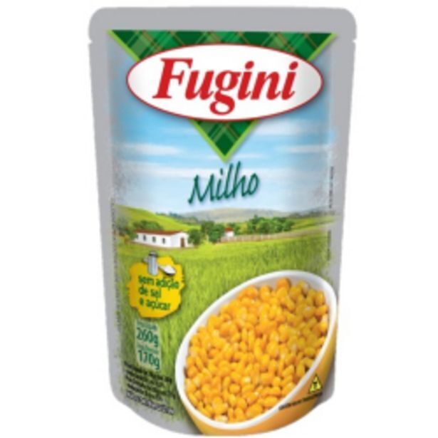 Milho verde sachê fugini 170g oferta na Supermercados Rex