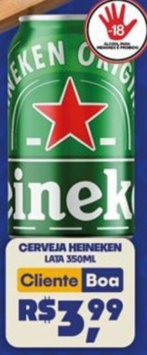 CERVEJA HEINEKEN LATA 350ML Oferta Na Boa Supermercados