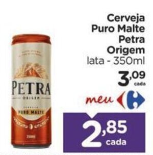 Cerveja Puro Malte Petra Origem Lata Ml Oferta Na Carrefour