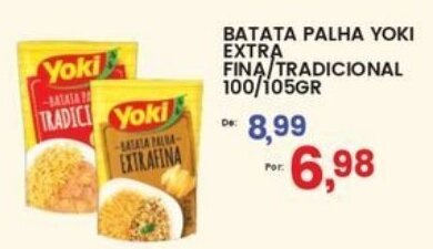 Batata Palha Yoki Extra Fina Tradicional Gr Oferta Na Federzoni