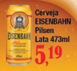 Cerveja Eisenbahn Pilsen Lata Ml Oferta Na Supermercados Unidos