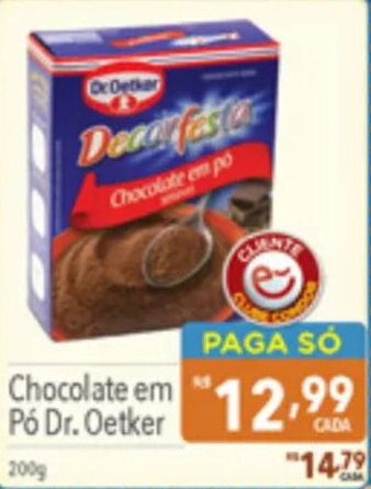 Chocolate Em P Dr Oetker G Oferta Na Supermercados Condor