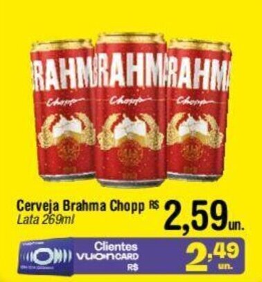 Cerveja Brahma Chopp Lata 269ml Oferta Na Fort Atacadista