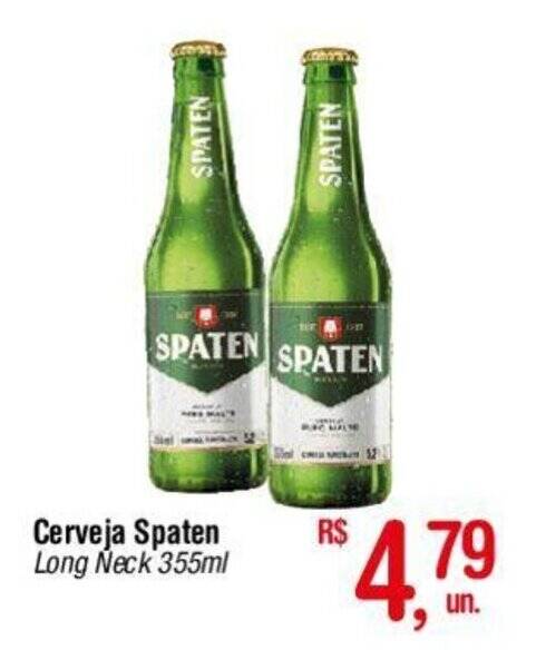 Cerveja Spaten Long Neck 355ml Oferta Na Fort Atacadista