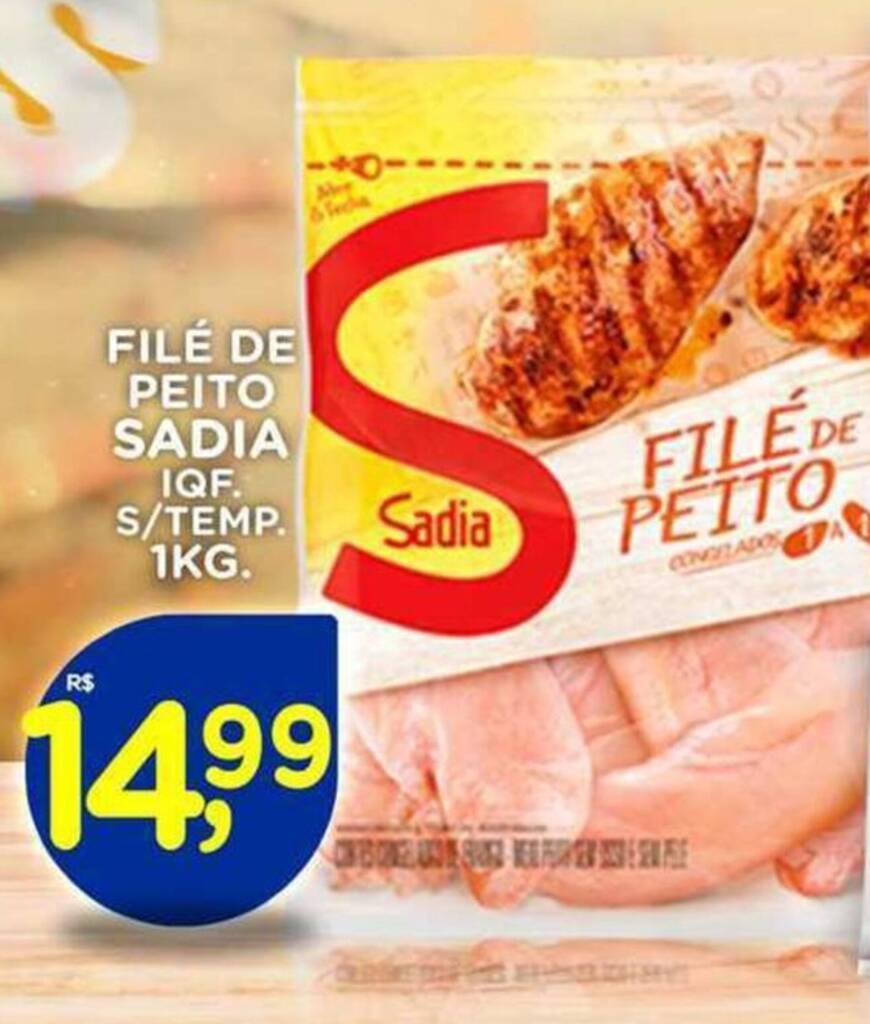 Fil De Peito Sadia Iqf S Temp Kg Oferta Na Andorinha Hipermercado