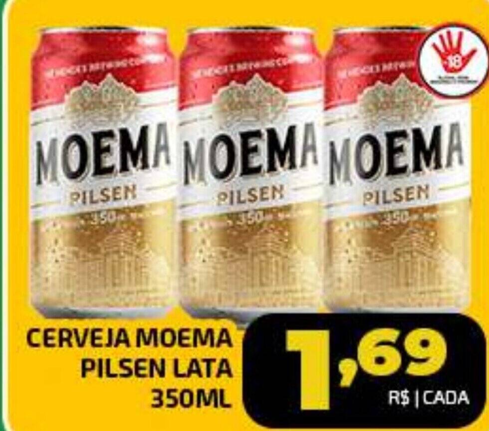 Cerveja Moema Pilsen Lata Ml Oferta Na Iquegami Supermercados