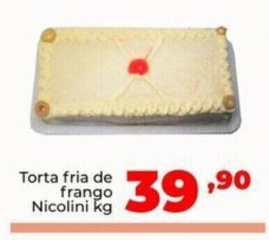 Torta Fria De Frango Nicolini Kg Oferta Na Super Nicolini