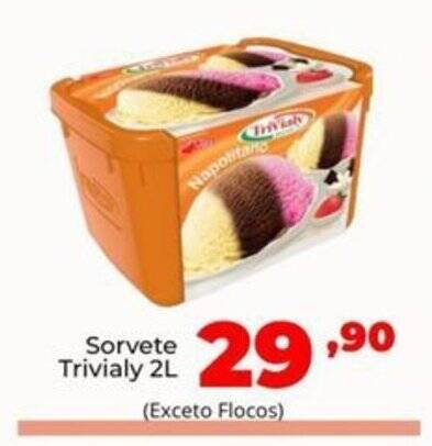 Sorvete Trivialy L Oferta Na Super Nicolini