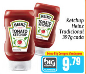 Ketchup Heinz Tradicional G Cada Oferta Na Supermercados Big Compra