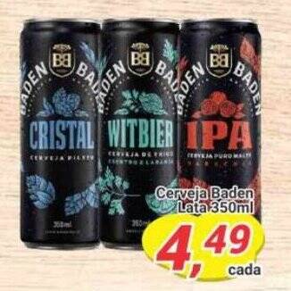 Cerveja Baden Lata 350ml Oferta Na Amarelinha Supermercados