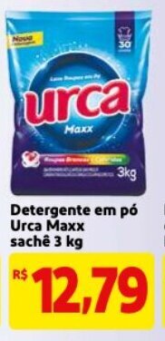 Detergente Em Po Urca Maxx Sache 3kg Oferta Na Mercado Extra