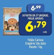 Feijao Carioca Emporio Sao Joao Pacote Kg Oferta Na Arena Atacado