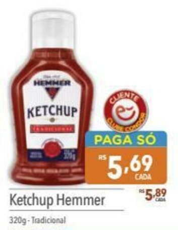 Ketchup Hemmer G Oferta Na Supermercados Condor