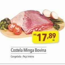 Costela Minga Bovina Kg Oferta Na Supermercados Condor