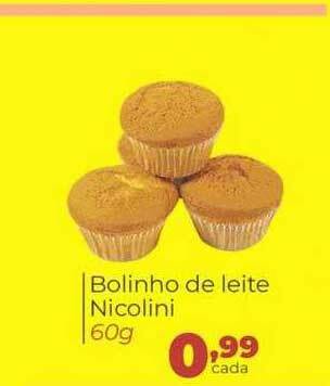 Bolinho De Leite Nicolini Oferta Na Super Nicolini