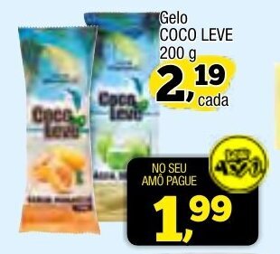 Gelo Coco Leve G Oferta Na Amarelinha Supermercados