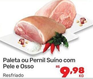 Paleta Ou Pernil Suino Pele E Osso Kg Oferta Na Supermercados Condor