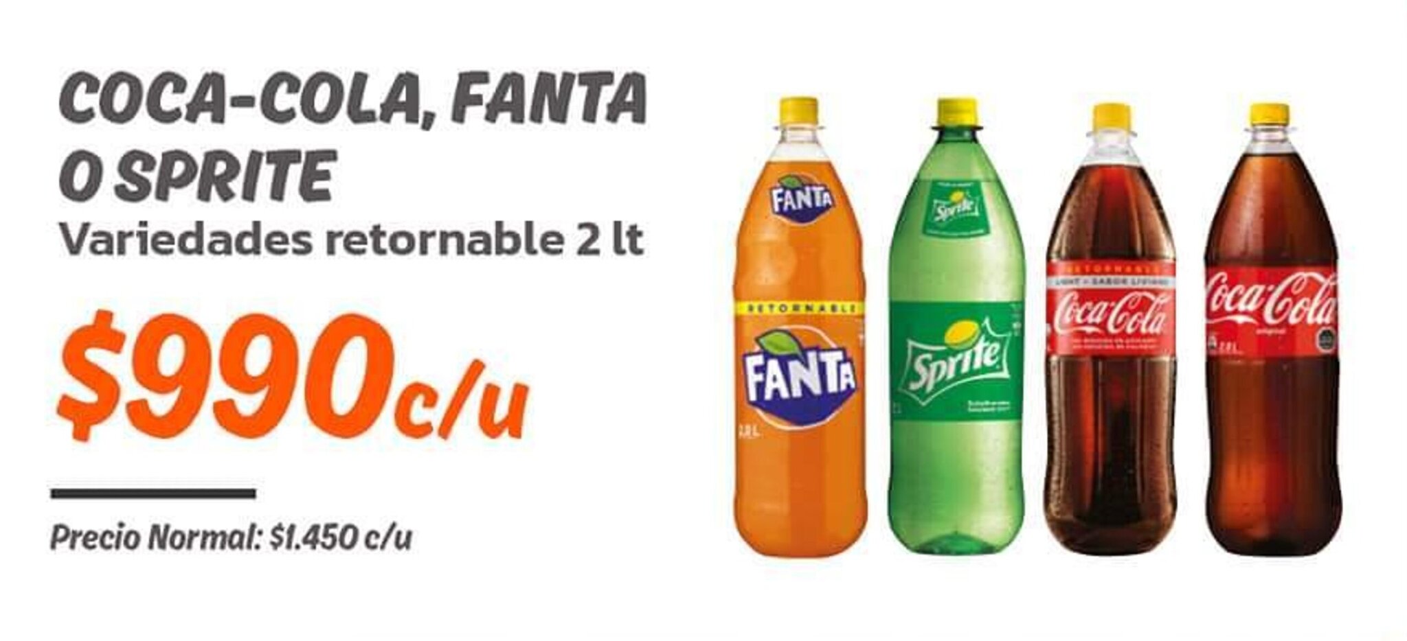 Coca Cola Fanta O Sprite Lt Oferta En Mayorista