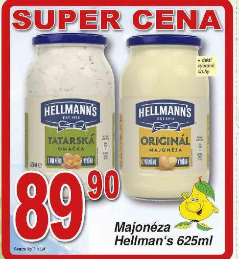 Hellmanns Tatarsk Om Ka Majon Za Nab Dky V Lidl