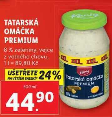 Tatarsk Om Ka Premium Ml Nab Dky V Lidl