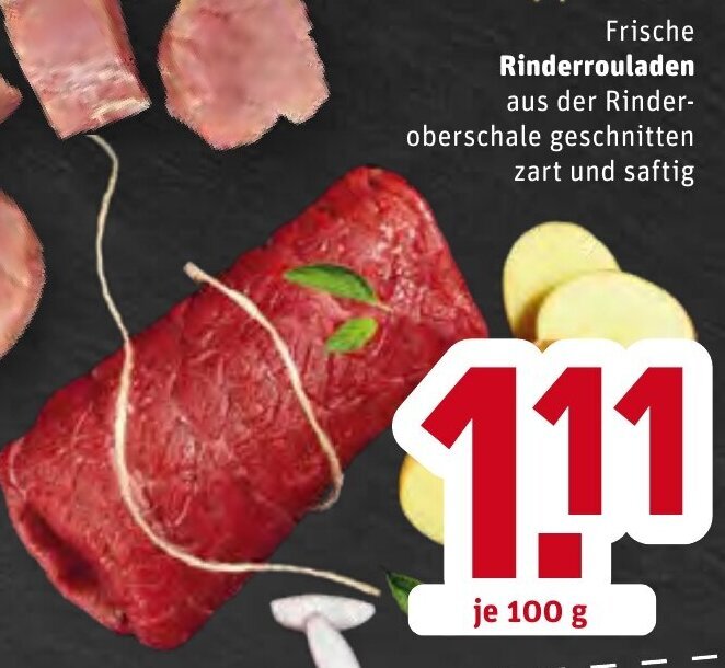 Frische Rinderrouladen 100 G Angebot Bei REWE Center