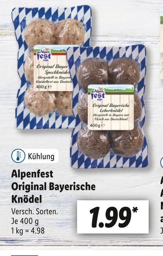 Alpenfest Original Bayerische Kn Del Angebot Bei Lidl