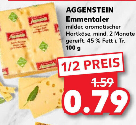 Aggenstein Emmentaler G Angebot Bei Kaufland