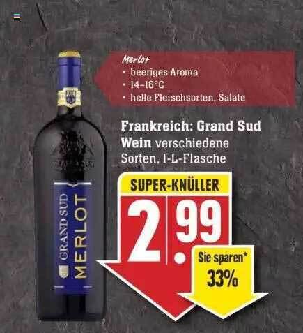 Frankreich Grand Sud Wein Angebot Bei Edeka