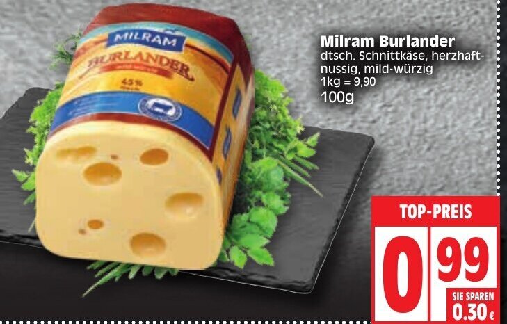 Milram Burlander G Angebot Bei Edeka