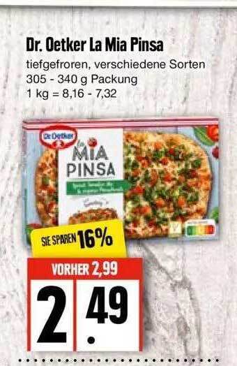 Dr Oetker La Mia Pinsa Angebot Bei Edeka