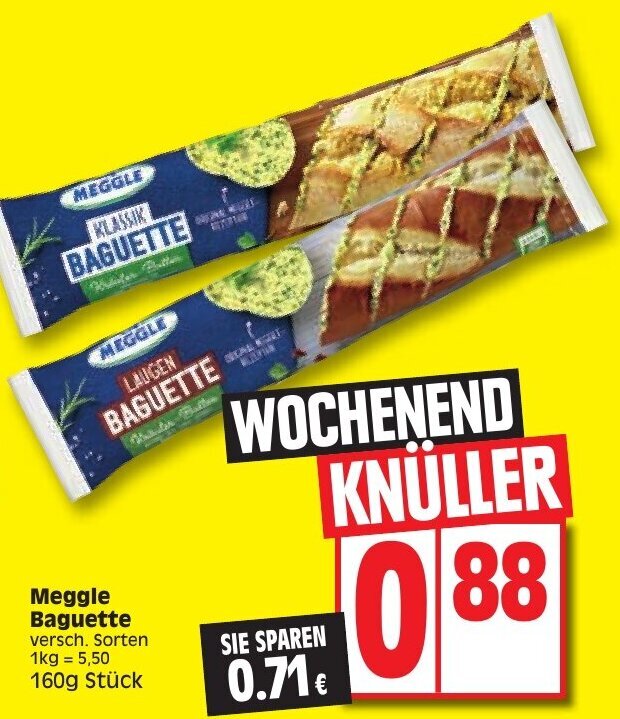 Meggle Baguette G St Ck Angebot Bei Edeka