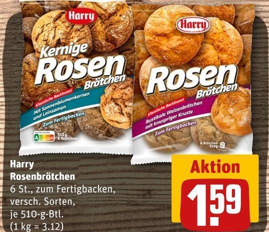 Harry rosenbrötchen Angebot bei REWE