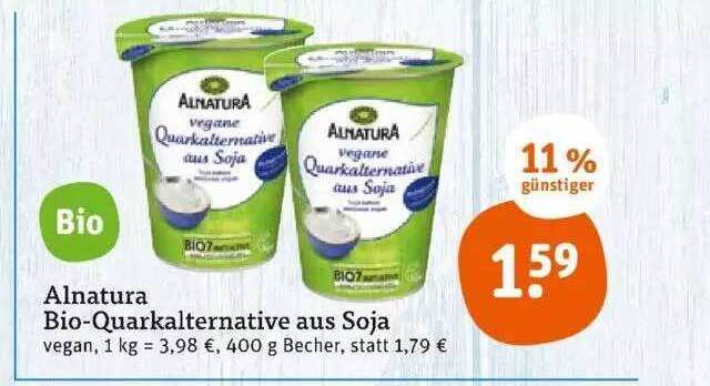 Alnatura Bio Quarkalternative Aus Soja Angebot Bei Tegut