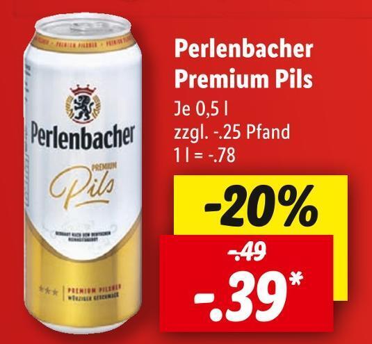 Perlenbacher Premium Pils Angebot Bei Lidl