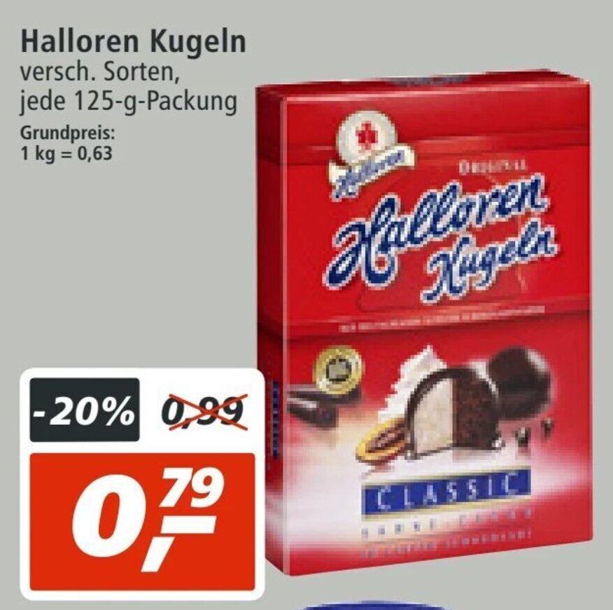 Halloren Kugeln 125g Angebot Bei Mein Real