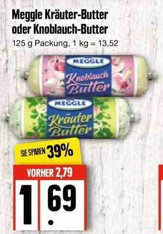 Meggle Kr Uter Butter Oder Knoblauch Butter Angebot Bei Edeka