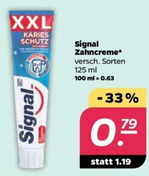 Signal Zahncreme Ml Angebot Bei Netto