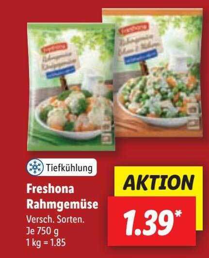 Freshona rahmgemüse Angebot bei Lidl