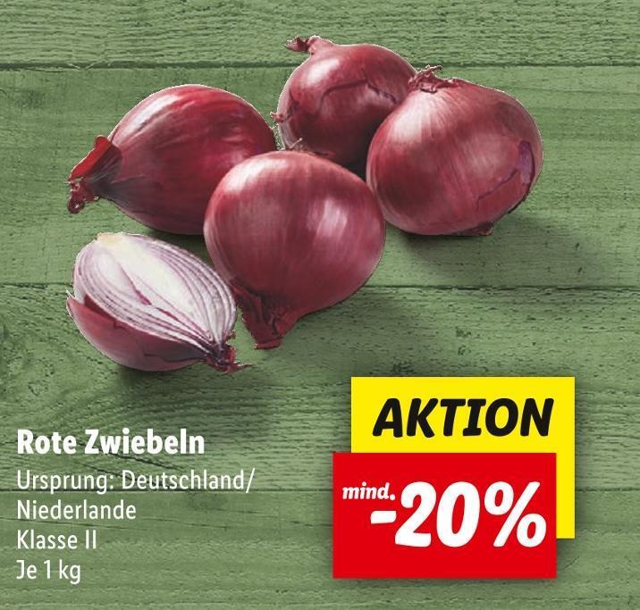 Rote Zwiebeln Angebot Bei Lidl