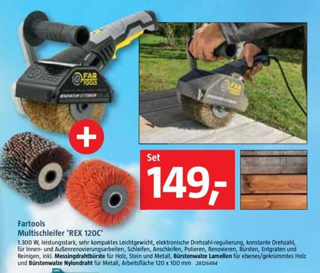 Fartools Multischleifer Rex C Angebot Bei Bauhaus