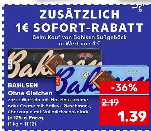 Bahlsen Ohne Gleichen Angebot Bei Kaufland