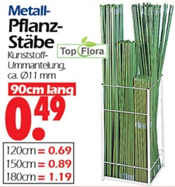 Metall Pflanzst Be Cm Lang Angebot Bei Wreesmann