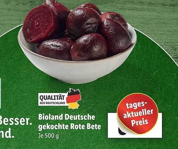 Bioland Deutsche Gekochte Rote Bete Angebot Bei Lidl