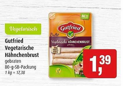 Gutfried vegetarische hähnchenbrust Angebot bei Markant