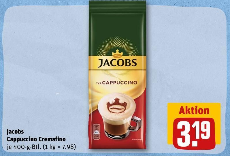 Jacobs Cappuccino Cremafino Angebot Bei Rewe