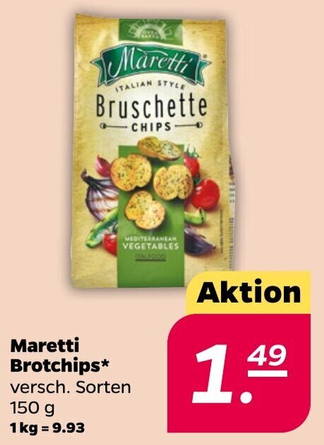 Maretti Brotchips G Angebot Bei Netto