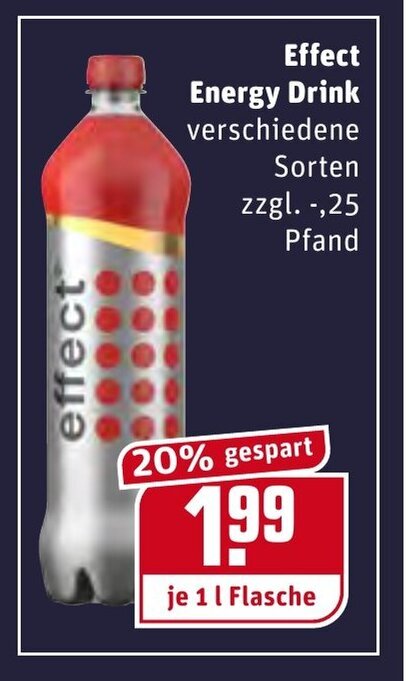 Effect Energy Drink L Angebot Bei Rewe Kaufpark