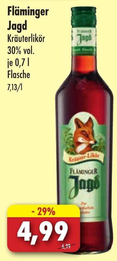 Fl Minger Jagd Kr Uterlik R L Flasche Angebot Bei L Sch Depot