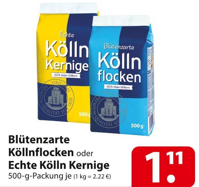 Bl Tenzarte K Llnflocken Oder Echte K Lln Kernige Angebot Bei Famila